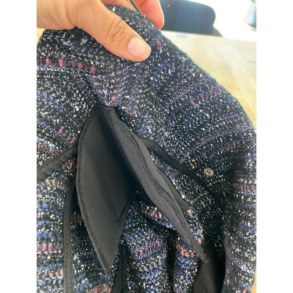 White House Black Market Tweed Moto Style Women’s Jacket Size 2 - Picture 8 of 8